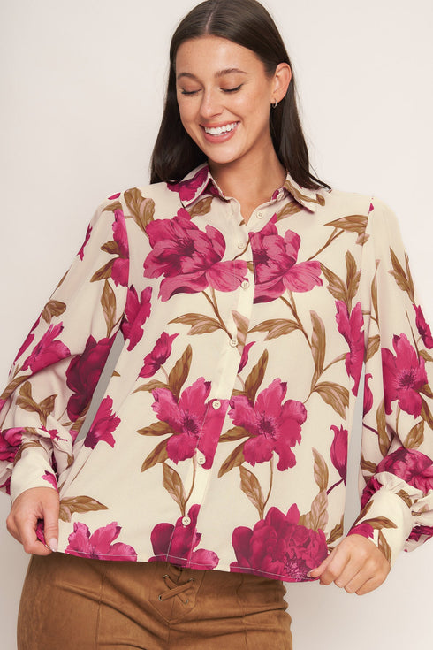 rosewood-retro-woven-top Flying Tomato - Sophia's Style-5