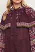 aztec-cherry-woven-top Flying Tomato - Sophia's Style-4
