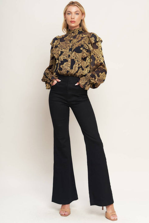 shadow-glint-woven-top Flying Tomato - Sophia's Style-3