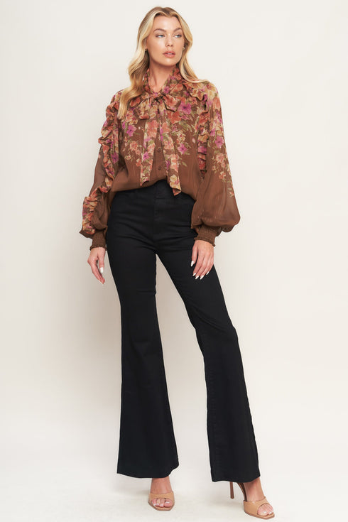 earthly-romance-woven-top Flying Tomato - Sophia's StyleTOPS-1