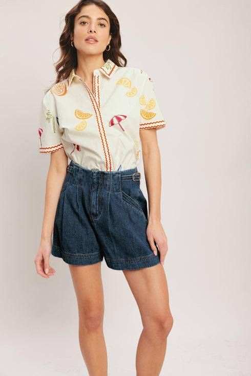 beach-day-citrus-woven-top-flying-tomato-sophias-style-6