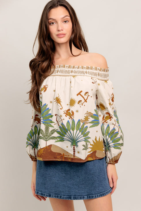 sunlit-garden-woven-off-shoulder-top-flying-tomato-Sophia's Style-2