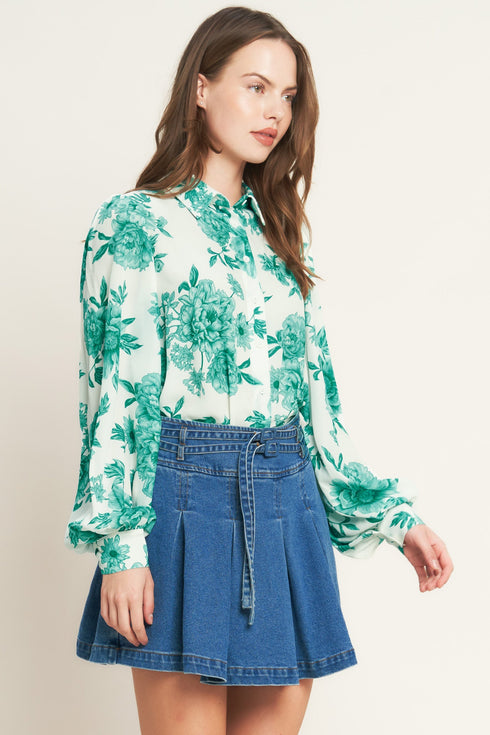 botanical-pop-woven-top-flying-tomato-Sophia's Style-4