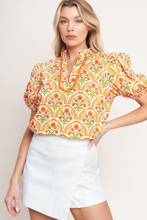 just-add-sunshine-woven-top-flying-tomato-Sophia's Style-6