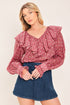 rose-ikat-ruffle-woven-top-sophias-style-5