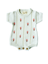 Ice Cream Embroidered Romper