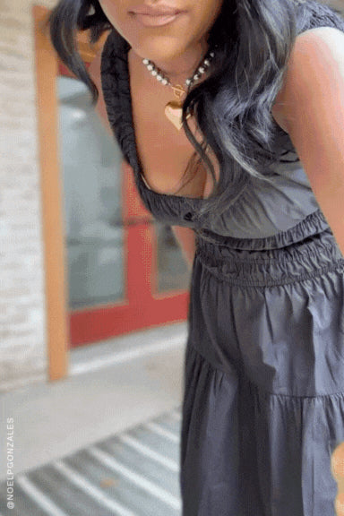 loveliest-looks-black-woven-midi-dress Flying Tomato-Sophia's Style-10