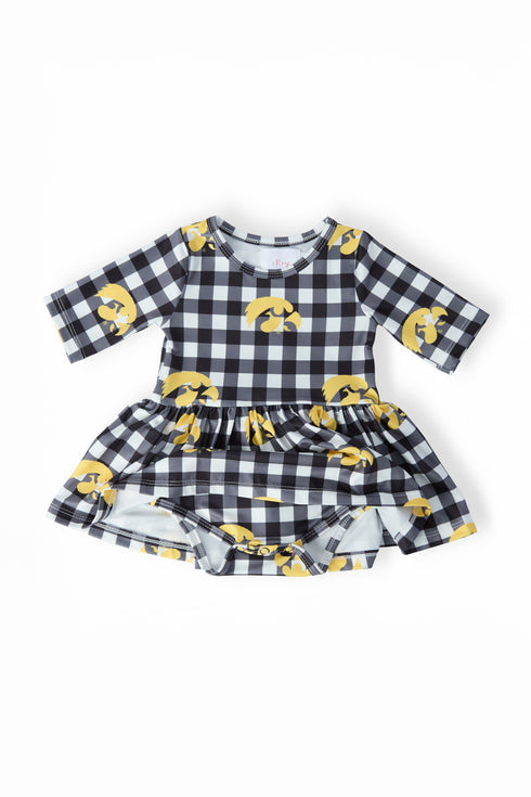 iowa-plaid-tigerhawk-3-4-sleeve-twirl-bodysuit-sophias-style-2