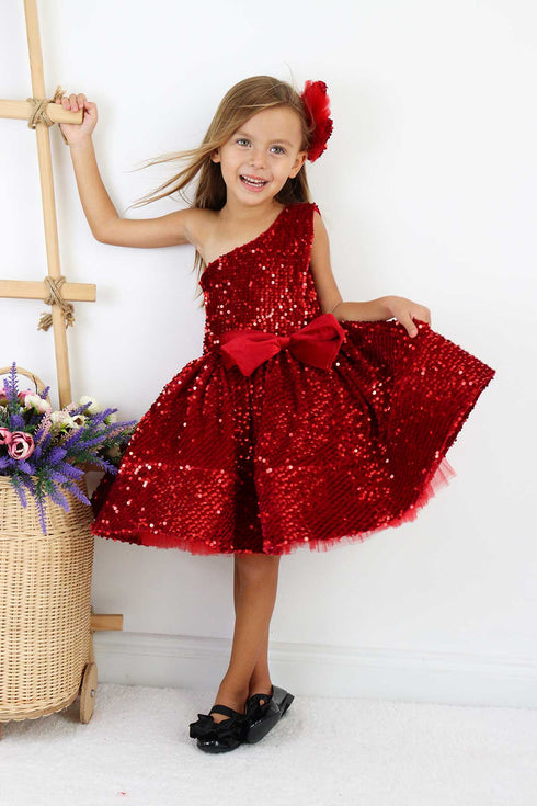 isabella-red-party-dress-tha-dressing - Sophia's Style -8