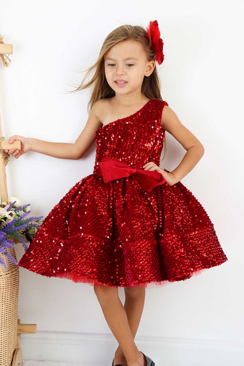 isabella-red-party-dress-tha-dressing - Sophia's Style -2