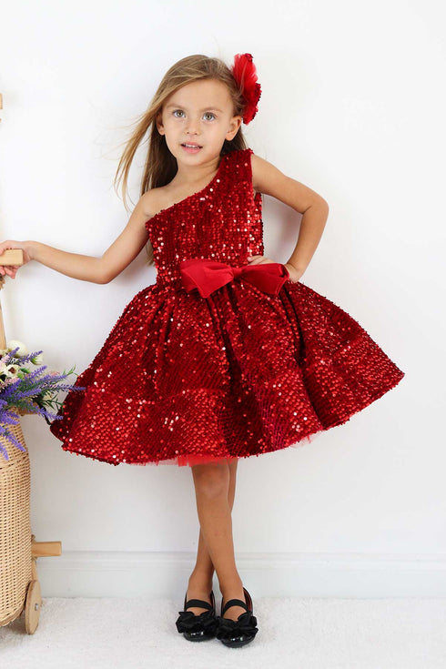 isabella-red-party-dress-tha-dressing - Sophia's Style -3