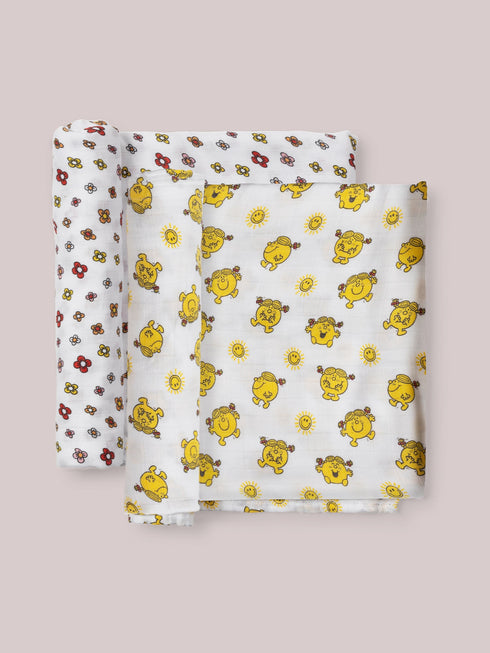 2-pack-square-swaddle-blanket-set-little-miss-sunshine-trade- at Sophia's Style-3