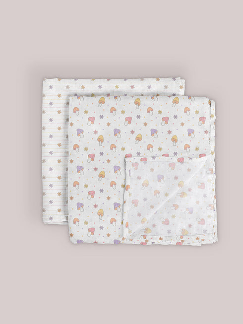2-pack-square-swaddle-blanket-set-mushy-love jujube bags at sophiasstyle.com