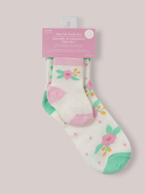 mama-me-matching-socks-set-sweet-daisy-JuJuBe at Sophia's StyleMama & Me Sock Sets-1