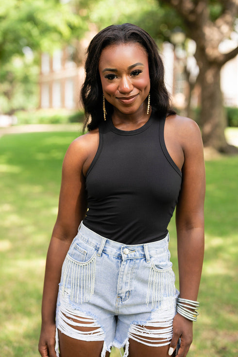 jada-racerback-bodysuit-panther Buddy Love - Sophia's Style-Jada Racerback Bodysuit - Panther-Black-XS-1