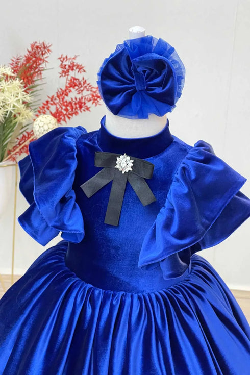 josephine-sax-blue-party-dress-tha-dressing - Sophia's Style -4