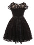 Girls Multi Color Sequin Lace Pearl Belt Skater Flower Girl Christmas Dress 2-14 - SophiasStyle.com