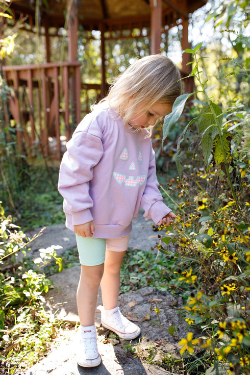 pastel-gingham-jack-o-lantern-crewneck-sweatshirt-or-romper Sophia's Style-21