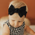knot-black Baby Bling Bows clips headbands - Sophia's Style-