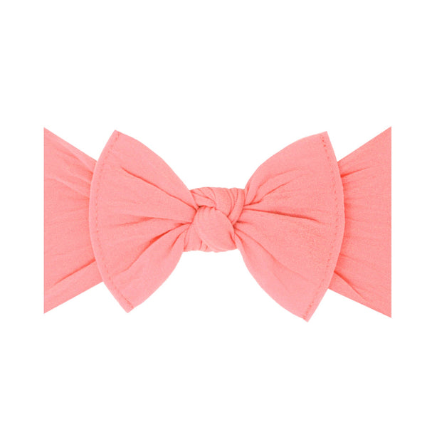knot-coral Baby Bling Bows clips headbands - Sophia's StyleKNOT-