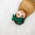 knot-forest-green Baby Bling Bows clips headbands - Sophia's Style-