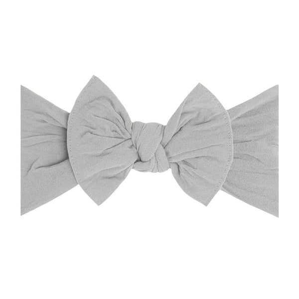 knot-grey Baby Bling Bows clips headbands - Sophia's StyleKNOT-