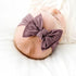 knot-lilac Baby Bling Bows clips headbands - Sophia's Style-