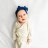 knot-navy Baby Bling Bows clips headbands - Sophia's Style-