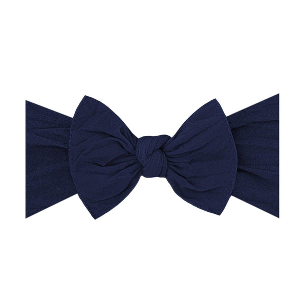 knot-navy Baby Bling Bows clips headbands - Sophia's StyleKNOT-