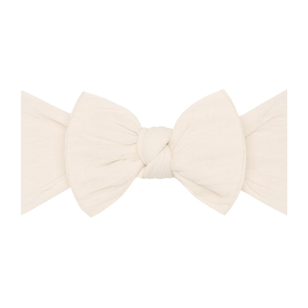 knot-oatmeal Baby Bling Bows clips headbands - Sophia's StyleKNOT-