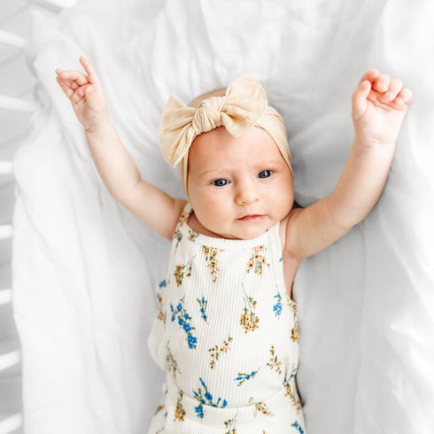 knot-petal Baby Bling Bows clips headbands - Sophia's Style-