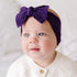 knot-plum Baby Bling Bows clips headbands - Sophia's Style-