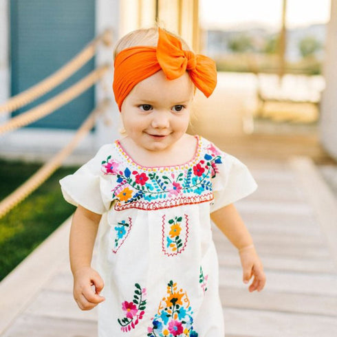 knot-poppy Baby Bling Bows clips headbands - Sophia's Style-