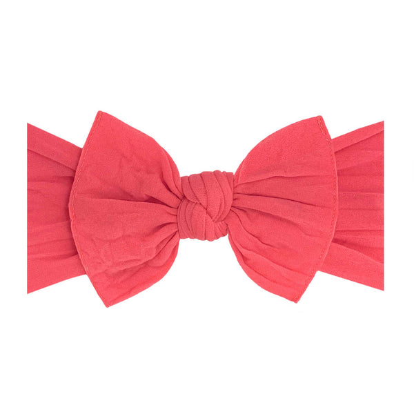 knot-salmon Baby Bling Bows clips headbands - Sophia's StyleKNOT-