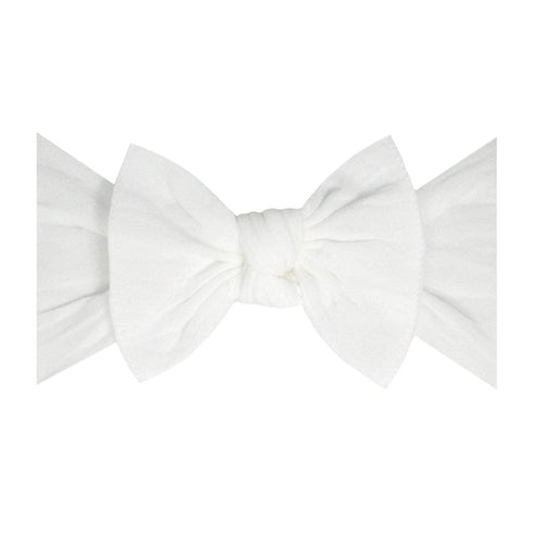 knot-white Baby Bling Bows clips headbands - Sophia's StyleKNOT-