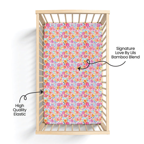 korrie-floral-bamboo-crib-sheet- at Sophia's Style-2