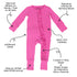 korrie-pink-bamboo-ruffle-convertible-footie- at Sophia's Style-2