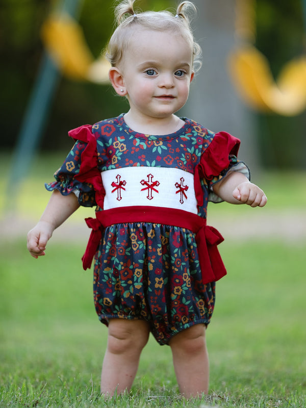 vintage-floral-smocked-church-christ-bishop-christening-baby-girl-romper Rylee Faith Designs - Sophia's StyleRomper-1
