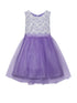 Big Girls Lavender Lace Tulle Plus Size Junior Bridesmaid Dress 14.5-20.5 SophiasStyle.com
