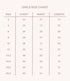 Kids Dream 560 Size Chart