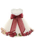 Baby Girls Ivory Multi Color Satin Floating Petals Sash Flower Girl Dress 6-24M - SophiasStyle.com