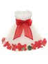 Baby Girls Ivory Multi Color Satin Floating Petals Sash Flower Girl Dress 6-24M - SophiasStyle.com