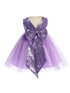 Kids Dream Baby Girls Lavender Sequin V Back Flower Girl Dress 6-24 Months - SophiasStyle.com