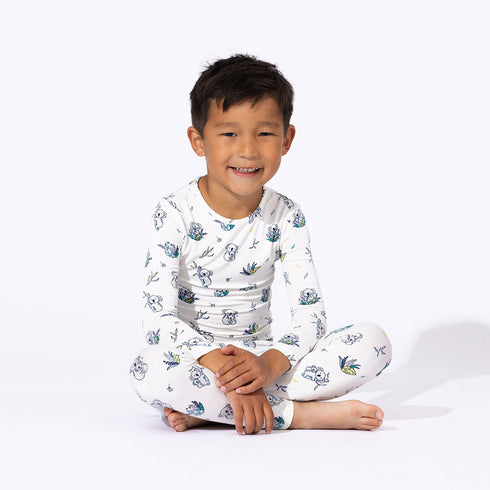koala-bamboo-kids-pajamas-bellabu-bear - Sophia's Style The "Easy Two-Piecey"-1