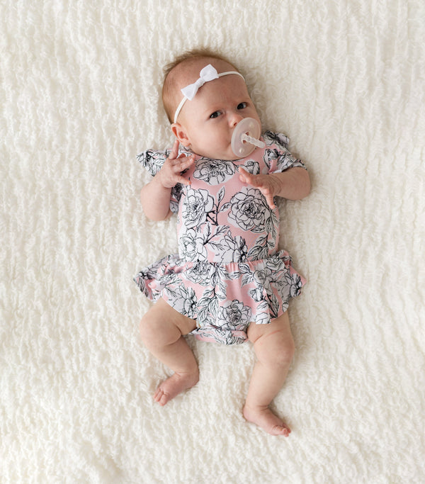 allie-floral-bamboo-skirted-bodysuit Laree & Co - Sophia's StyleBodysuits-1
