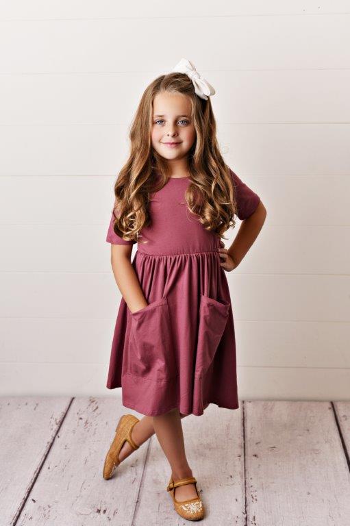 Mauve Twirl Dress