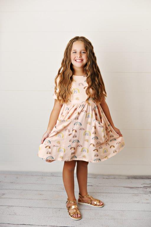 Rainbow Twirl Dress