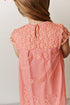 Lace Dress - Coral