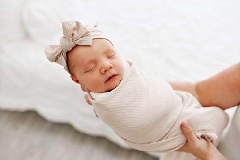 bow-headband-ribbed-oatmeal Presley Couture at Sophia's Style--3