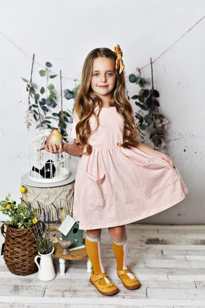 Rose Gold Twirl Dress